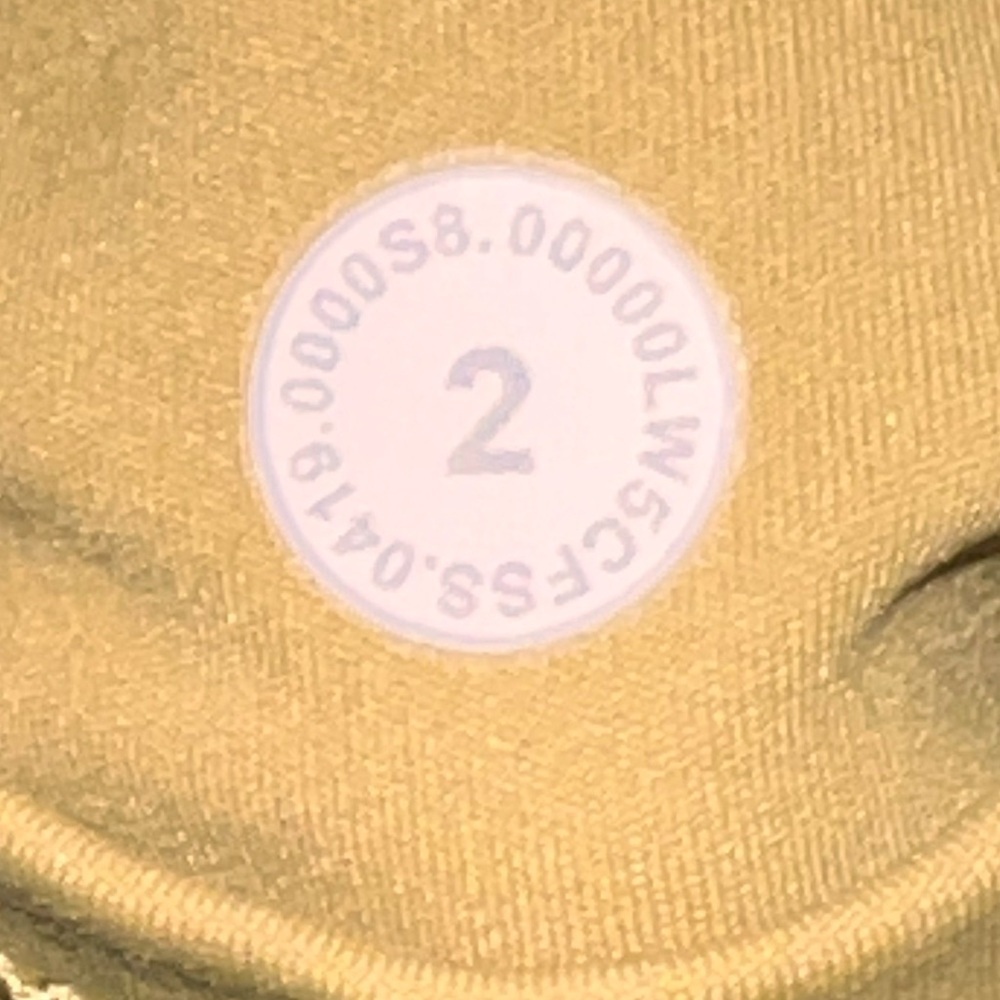 LULULEMON F&F HIGH RISE 28” LEGGING NULUX IN GREEN COLOR SIZE 2 WAIST 11.5”EUC - Picture 5 of 6